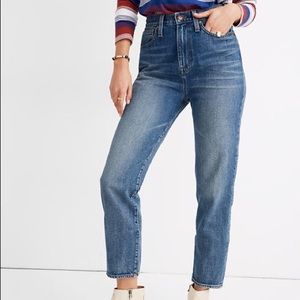 Madewell The Momjean in Downey Wash w30